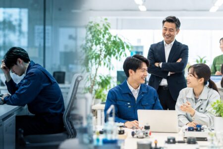 離職率50％から1桁へ！？バイザー制度に学ぶラインケアの実践方法